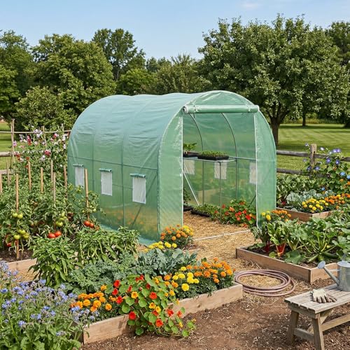 Aoodor 10'X7'X7' Greenhouse Replacement Cover - size: 10'X7'X7'