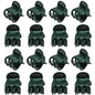 Plant Clips, Orchid Clips Plant Orchid Support Clips Flower and Vine Clips for Supporting Stems Vines Grow Upright Green 50PCS
