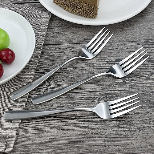 16-Piece Stainless Steel Dinner Forks, 8.27-INCH