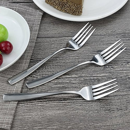 16-Piece Stainless Steel Dinner Forks, 8.27-INCH