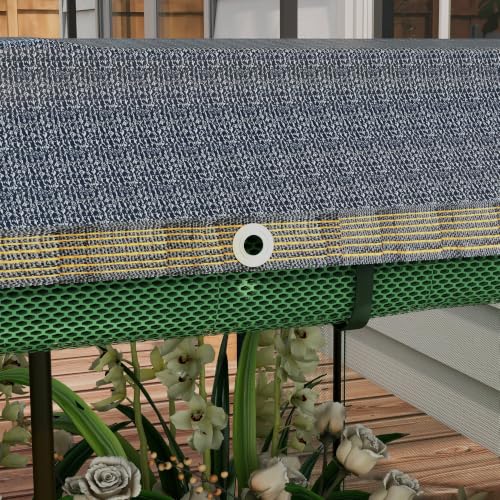 Outsunny 7.3 x 3.4 x 1 ft Galvanized Raised Garden Bed with Cover Dark Gray