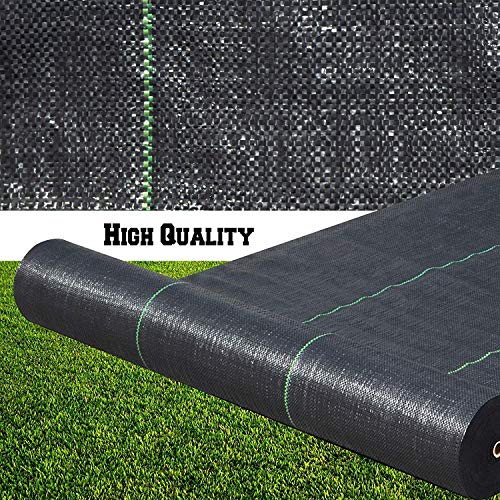 Petgrow Heavy Duty Weed Barrier Landscape Fabric for Outdoor Gardens - size: 4FTx250FT