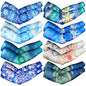 Mepase 8 Pairs Gardening Sleeves Mandalas UV Arm Sleeves for Women Men