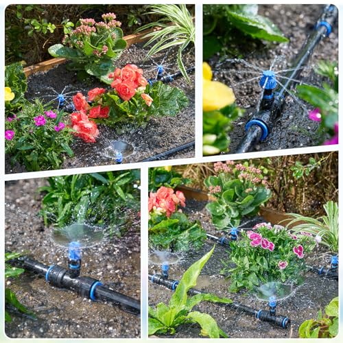 HIRALIY Raised Bed Drip Irrigation Kit, Medium