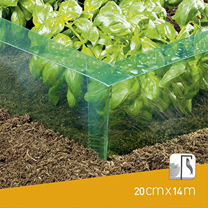 Windhager Snail Barrier PET 20 cm x 14 m - size: 14m x 20 cm