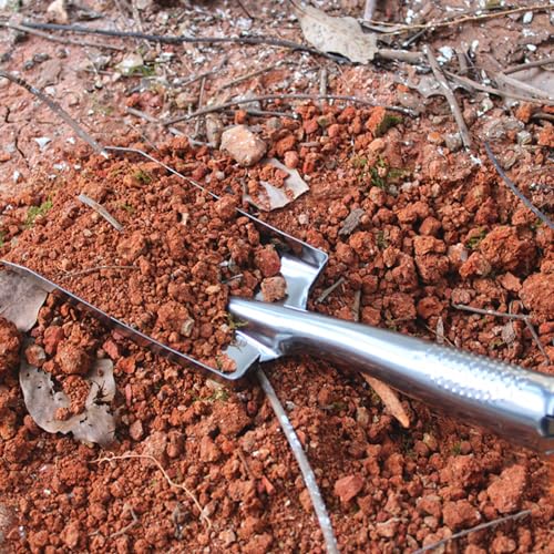 Garden Shovel Hand Trowel, Heavy Duty Stainless Steel Gardening Tools - color: Square shovel