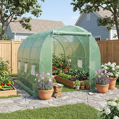 Aoodor 10'X7'X7' Greenhouse Replacement Cover - size: 10'X7'X7'