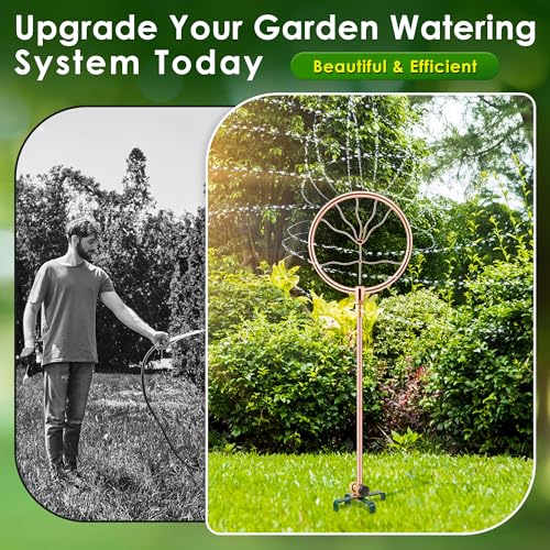 34" Ornamental Sprinkler, 360° Rotating, Wave Fan - style: Oscillating