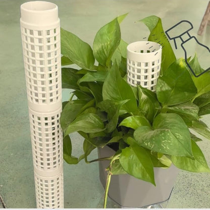 8pcs 8-Pack Sphagnum Moss Poles Interlocking White Support for Climbing Plants Monstera Pothos Indoor Plant Cage Support System, 8pcs - size: 8pcs