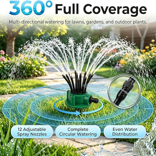 360° Automatic Garden Sprinkler