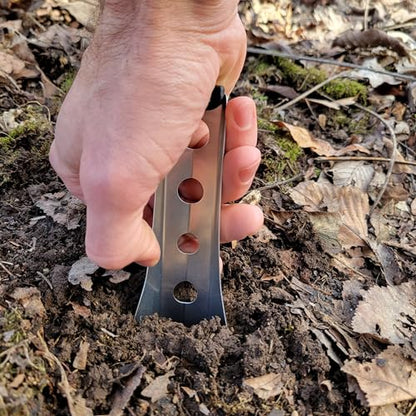 Ultralight Backpacking Trowel, 0.48 oz (13.5g) Black - color: Black