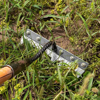 Gardening Hand Weeder Tool,Iron Weed Rake with Detachable Blades (5 Tines) - size: 5 Tines