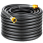 Garden Hose 5/8"x 75ft 4-Layer Heavy Duty Water Hose 800 Burst PSI Black - size: 75ft