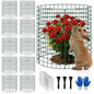 10 Pack 12x14 Inch Plant Cages, Metal Garden Protector from Animals - color: 10 Pack, size: 12x14 IN