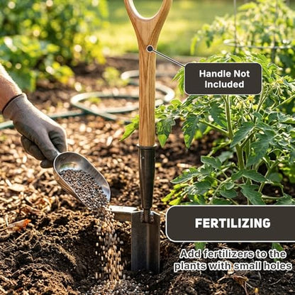 Gardening Step Shovel Heavy Duty, Thickened Steel Foot Operated Garden Tool