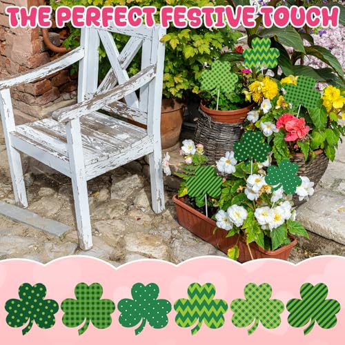 Amyhill 18 Pcs Garden Decor for Outside Heart Metal Garden Stakes
