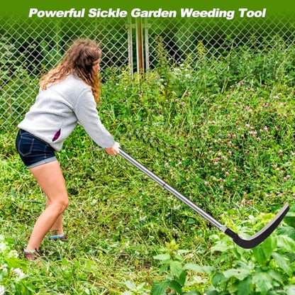 Scythe Tool for Grass Cutting, Weeding Sickle Garden Tools