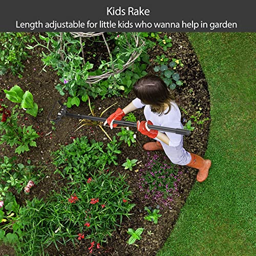 Oliynedy Stirrup Hoe Cultivator Garden Tool Heavy Duty,Scuffle Loop Action Hoe Weeding Gardening Hand Tools for Women Kids Men,Metal Weeder Scraper Garden Hoe Rake Weed Puller Long Handle 32-72 - size: 32-72"