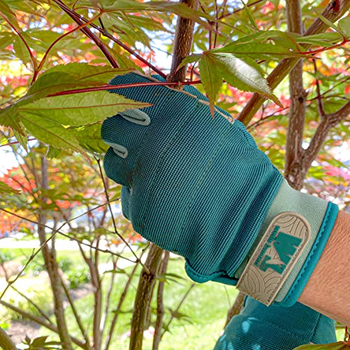 Wells Lamont Women's Synthetic Hybrid Work Gloves, Comfort Closure, Medium - size: Medium (Pack of 1)