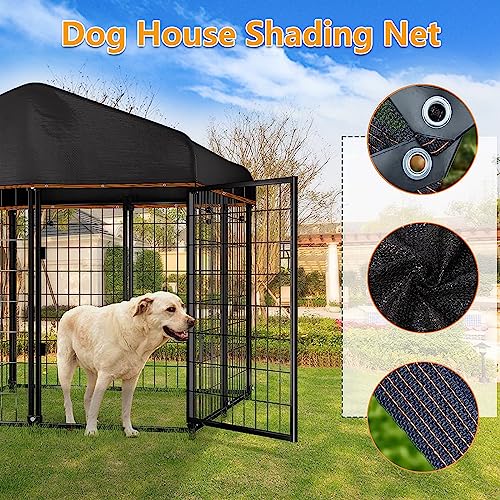 Shade Cloth, 80%-90% Garden Shade Mesh Net with Grommets, Outdoor Black Sunblock Neting Antifreezing Cover for Plant Pergola Patio Greenhouse Chicken Coop, 3x12FT - size: 3x12FT