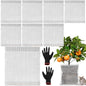 8 PCS 10 Gallon Root Guard Gopher Proof Wire Baskets, Stainless Steel Gophers Moles Voles Proof Mesh Baskets, Underground Cages for Protecting Plant Roots, Trees, Flowers, Crops, Tubers - size: 10 Gallon X 8 PCS