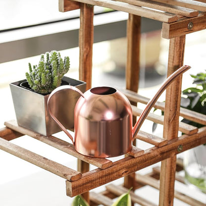 Gold Watering Can for Indoor Plants, 450ml/15oz Metal - size: Gold 15 oz