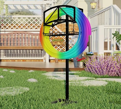 Fire Beauty Stainless Steel Garden Hose Holder for Yard Lawn Storage - style: Bridge Design