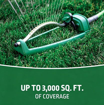 3000 Sq Ft Oscillating Lawn Sprinkler