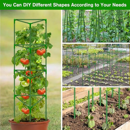 Tomato Cages for Garden,3 Pack Tomato Cage Trellis,Garden Cage Heavy Duty - color: 3 Pack
