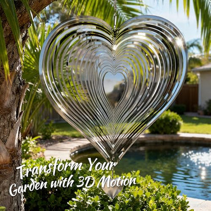 Wind Spinner 12-Inch Garden & Yard Decor, Birthday Gift for Mom - size: 2