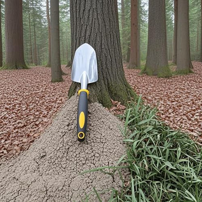 Garden Trowel with Hanging Hole - Soft Rubberized Non-Slip Handle