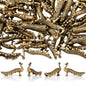 Civaner 50 Pcs Mini Brass Peacock, Small Peacock, Mini Metal Animals Statue - style: Peacock