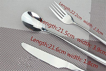 5pcs Long-handled Korean Stainless Steel Fork - color: 5pcs