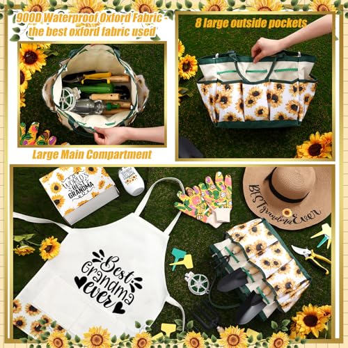 Lasnten 16 Pcs Christmas Garden Tools Set for Women Birthday Garden Gift - style: Grandma
