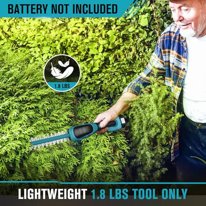 HEINPRO Cordless Hedge Trimmer Compatible with Makita 18V Battery - color: Yellow