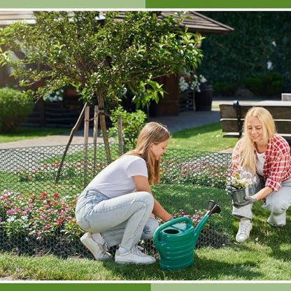 Plant Protectors from Animals with Extra Wide 24" Chicken Wire - 400" Long Complete DIY Metal Mesh Kit for Large Garden & Craft Projects - size: 24*400 Inch