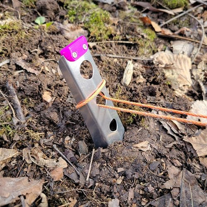 Ultralight Backpacking Trowel, 0.48 oz (13.5g) Purple - color: Purple