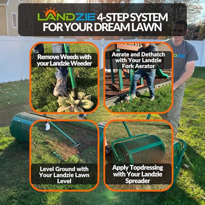 Landzie - Grass Plugger Tool, Manual Sod Cutter & Bulb Planter