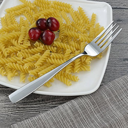16-Piece Stainless Steel Dinner Forks, 8.27-INCH