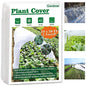 Garutom Plant Covers Freeze Protection 10ft x 50ft 1.1 oz Frost Cloth Plant Freeze Protection, Frost Blankets for Outdoor Plants Winter or Floating Row Covers Shade Cloth for Gardens, Vegetables - size: 10 x 50 ft