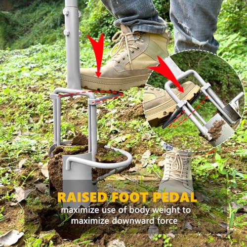 5-in-1 Garden Bulb Planter with Long Handle, Height Adjustable