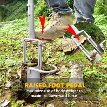 5-in-1 Garden Bulb Planter with Long Handle, Height Adjustable