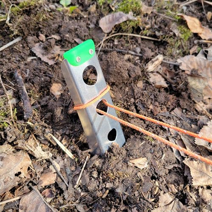 Ultralight Backpacking Trowel, 0.48 oz (13.5g) Neon Green - color: Neon Green