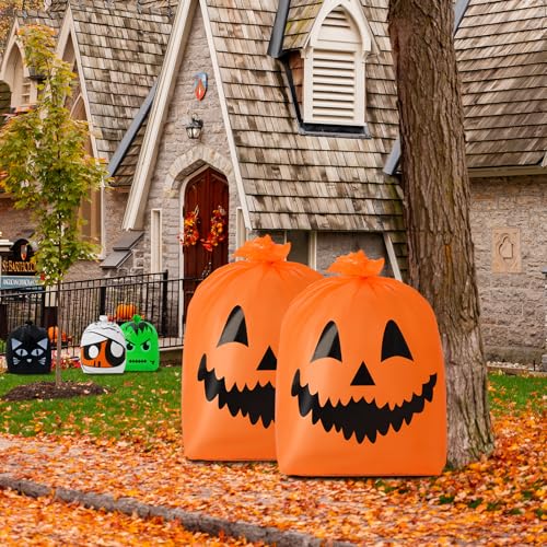 Halloween Leaf Lawn Bags 9 Pcs
