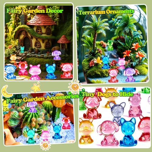 180 PCS Mini Dog Figures, Mini Resin Animals Figures to Hide - style: Mini Dog