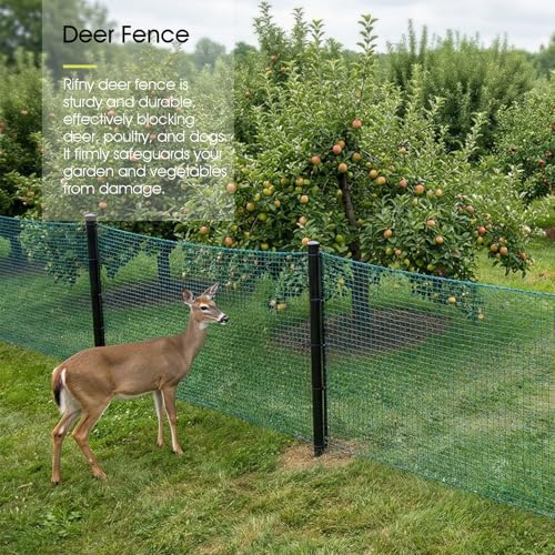 RIFNY Bird Netting for Garden Protection, Anti Bird Mesh Garden Netting - size: 7.5 x 65 FT - 5/8 inch Mesh