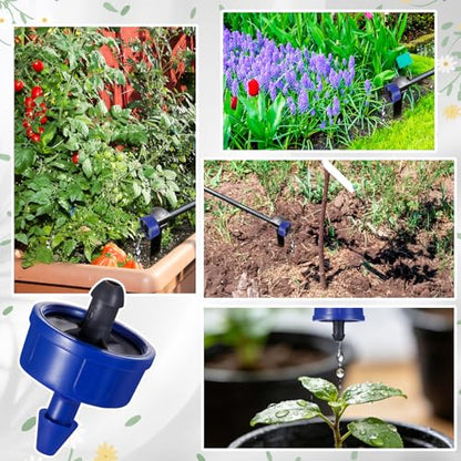 60Pcs 1 GPH Drippers Pressure Compensating Irrigation Emitters - color: 60 PCS 1GPH