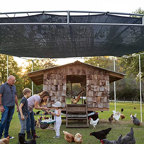 Shade Cloth 90% Sunblock Net for Garden Patio, for, Shade Sails -for Plants Greenhouse Outdoor Pergola Lawn Swimming Sun Shade Cloths for Kennel Chicken Coop Easier to Hang Shade Net Cover - size: 3'x10'