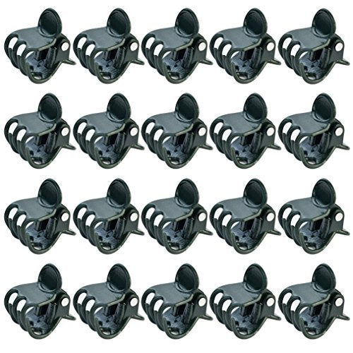 baotongle 100 pcs Plant Clips, Orchid Clip Plant Orchid Support Clips Flower and Vine Clip for Supporting Stems Vines Grow Upright Dark Green