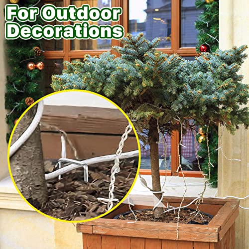 4 Inch Landscape Staples Galvanized Garden Stakes 100 Pack - size: 4inch100pcs